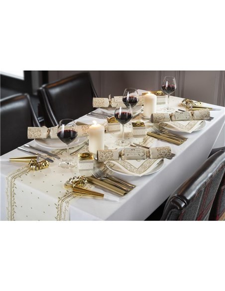 
Swansoft Winter Greetings Airlaid Table Runner 38cm x 12m (Pack 6)