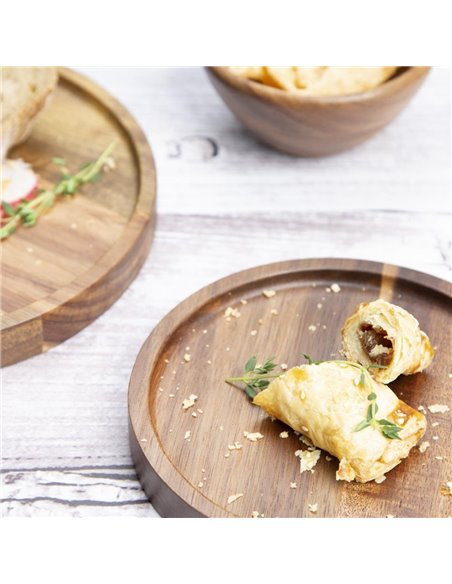 
Olympia Acacia Round Plates 150(D)mm