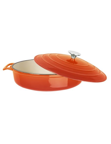 
Vogue Orange Round Sauté Pan 3.5Ltr
