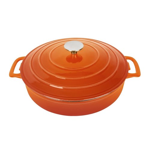 
Vogue Orange Round Sauté Pan 3.5Ltr