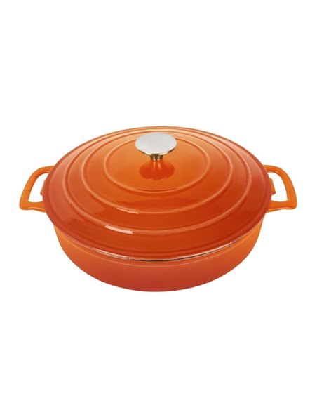 
Vogue Orange Round Sauté Pan 3.5Ltr