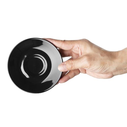 
Olympia Cafe Espresso Saucer Black (Pack of 12)