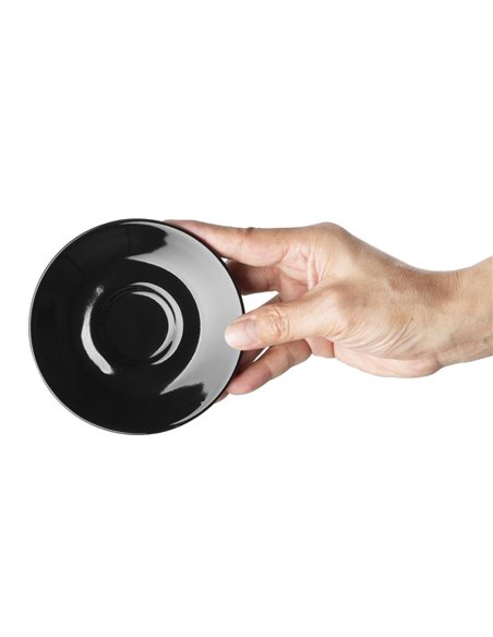 
Olympia Cafe Espresso Saucer Black (Pack of 12)