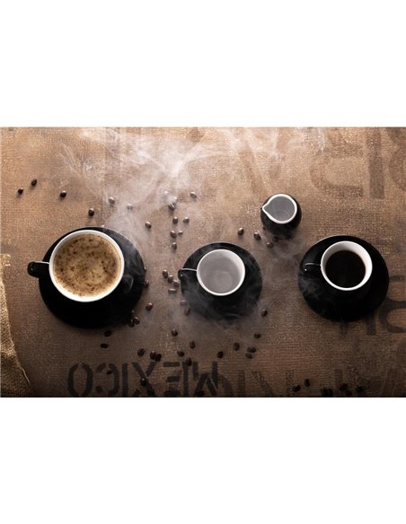 
Olympia Cafe Espresso Saucer Black (Pack of 12)