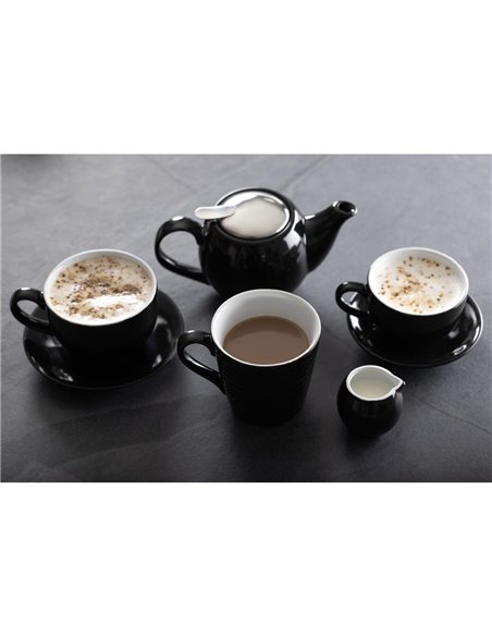 
Olympia Cafe Espresso Saucer Black (Pack of 12)