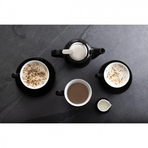 
Olympia Cafe Espresso Saucer Black (Pack of 12)