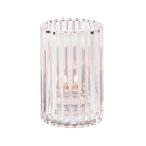 
Hollowick Vertical Rod Clear Cylinder 73mm x 118mm (Pack of 6)