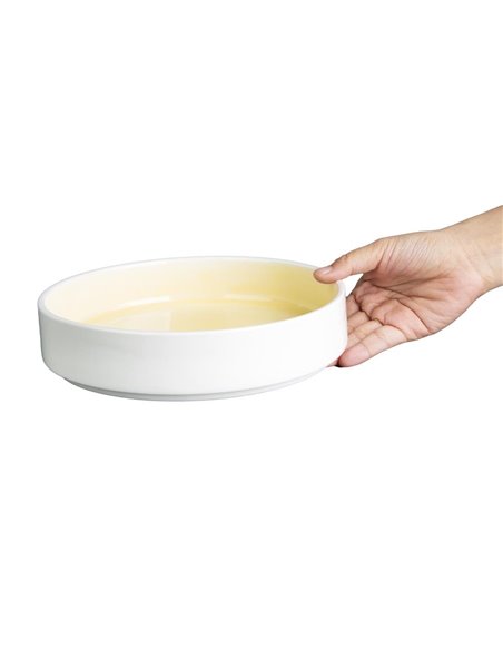 
Olympia Fondant Bowl Lemon - 215mm 8 1/2" (Box 4)