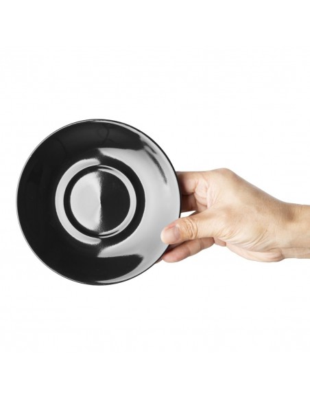 
Olympia Cafe Saucer Black (Pack of 12)