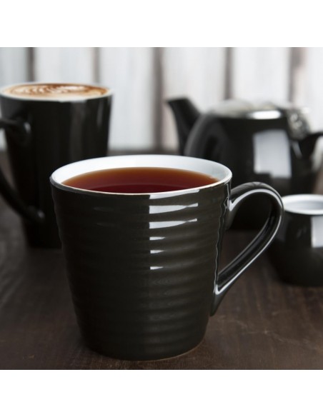 
Olympia Cafe Aroma Mug Black - 340ml (Pack of 6)