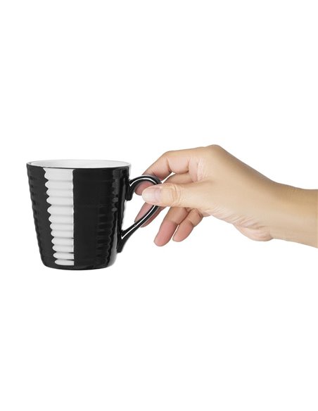 
Olympia Cafe Aroma Mug Black - 340ml (Pack of 6)