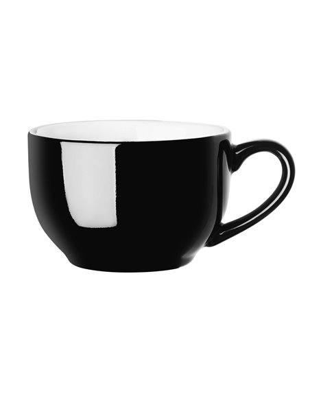 
Olympia Cafe Cappuccino Cup Black - 340ml 11.5fl oz (Pack of 12)