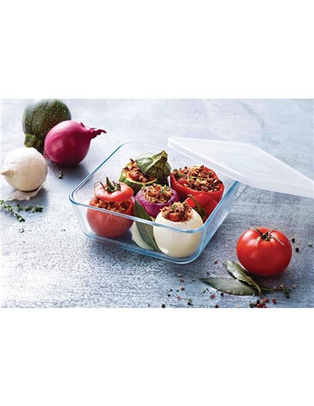 
Pyrex Cook & Freeze Square Dish With Lid 850ml