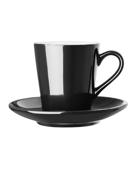 
Olympia Cafe Flat White Cup Black - 170ml (Pack of 12)