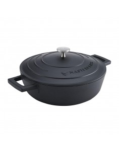
MasterClass Cast Aluminium Shallow Casserole Black 2500ml