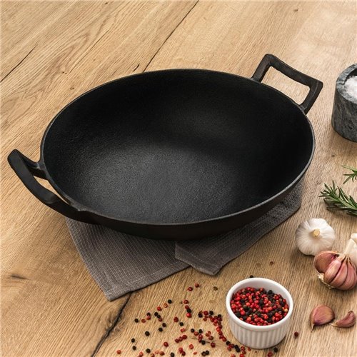
Tramontina Pre-Seasoned Cast Iron Wok 360mm
