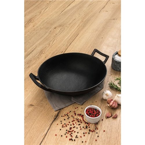 
Tramontina Pre-Seasoned Cast Iron Wok 360mm