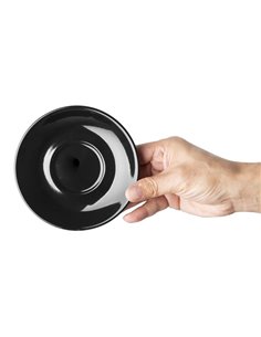 
Olympia Cafe Flat White Saucer Black (Pack of 12) 2