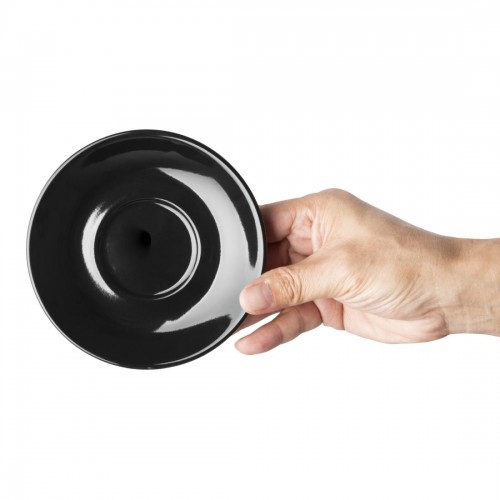 
Olympia Cafe Flat White Saucer Black (Pack of 12)