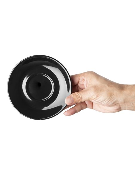 
Olympia Cafe Flat White Saucer Black (Pack of 12)