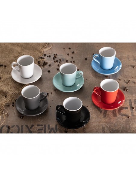 
Olympia Cafe Flat White Saucer Black (Pack of 12)