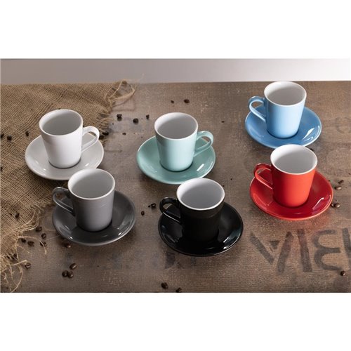 
Olympia Cafe Flat White Saucer Black (Pack of 12)