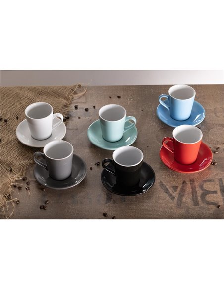 
Olympia Cafe Flat White Saucer Black (Pack of 12)