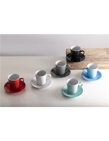 
Olympia Cafe Flat White Saucer Black (Pack of 12)