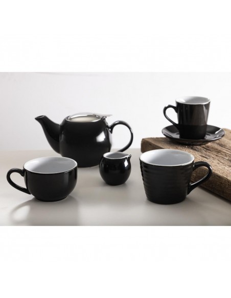 
Olympia Cafe Flat White Saucer Black (Pack of 12)