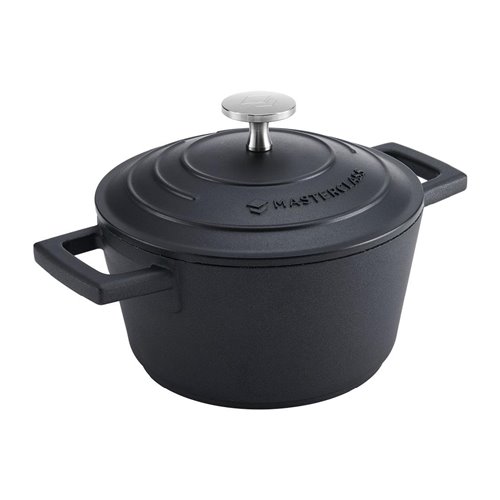 
MasterClass Cast Aluminium Casserole Black 1400ml