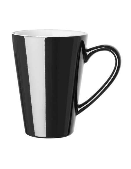 
Olympia Cafe Latte Cup Black - 340ml 11.5fl oz (Pack of 12)