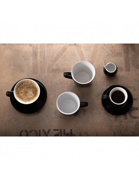 
Olympia Cafe Latte Cup Black - 340ml 11.5fl oz (Pack of 12)