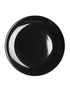 
Olympia Cafe Coupe Plate Black - 200mm 8" (Pack of 12)