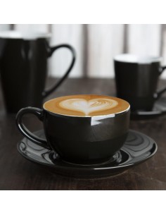 
Olympia Cafe Coffee Cup Black - 230ml 8fl oz (Pack of 12) 2
