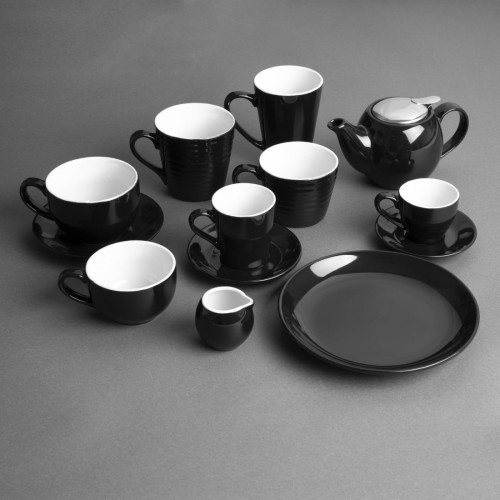 Olympia Cafe Coffee Cup Black - 230ml 8fl oz (Pack of 12) 
Olympia Cafe Coffee Cup Black - 230ml 8fl oz (Pack of 12)
