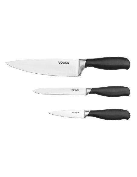 
Vogue Prep Like A Pro 3-Piece Soft-Grip Knife Set