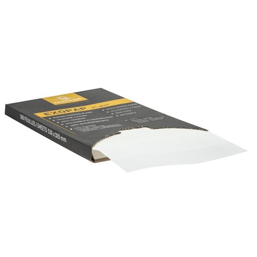 Matfer Bourgeat Exopap Baking Paper 325 x 530mm (Pack of 500) 
Matfer Bourgeat Exopap Baking Paper 325 x 530mm (Pack of 500)