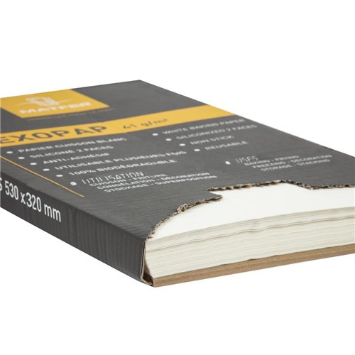 Matfer Bourgeat Exopap Baking Paper 325 x 530mm (Pack of 500) 
Matfer Bourgeat Exopap Baking Paper 325 x 530mm (Pack of 500)