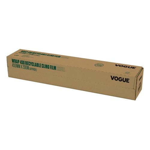 Vogue Wrap450 Eco Cling Film Refill (Pack of 3) 
Vogue Wrap450 Eco Cling Film Refill (Pack of 3)