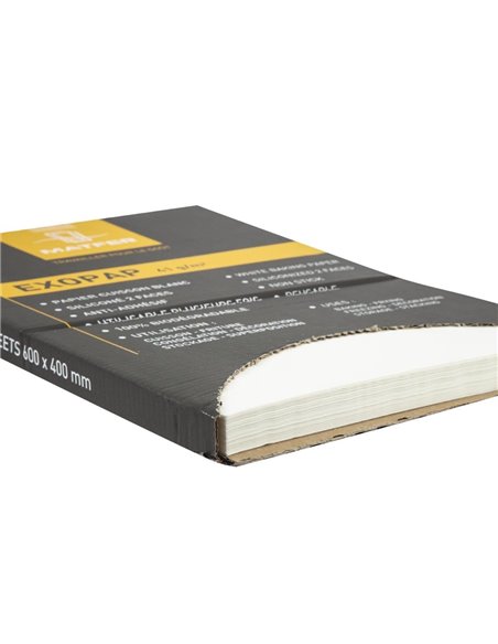 Matfer Bourgeat Exopap Baking Paper 600 x 400mm (Pack of 500) 
Matfer Bourgeat Exopap Baking Paper 600 x 400mm (Pack of 500)