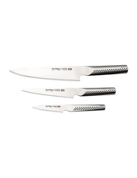 
Global Knives Ukon Range 'Sakura' 3 Piece Knife Set