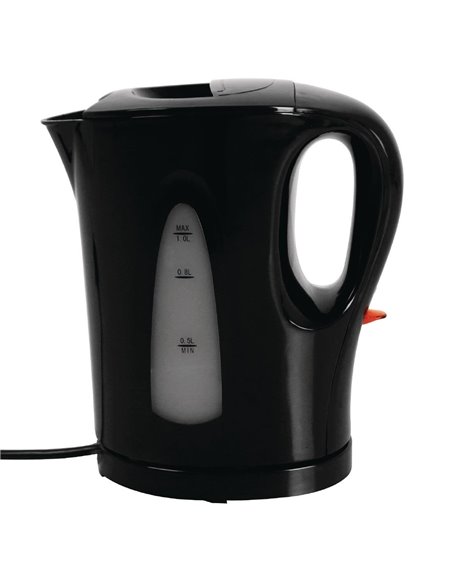 Caterlite Hotel Room Kettle Black 1Ltr Caterlite Hotel Room Kettle Black 1Ltr