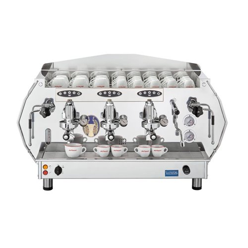 La Pavoni Three Group Automatic Professional Coffee Machine 3-Phase Gold DIA3SV1995EU
