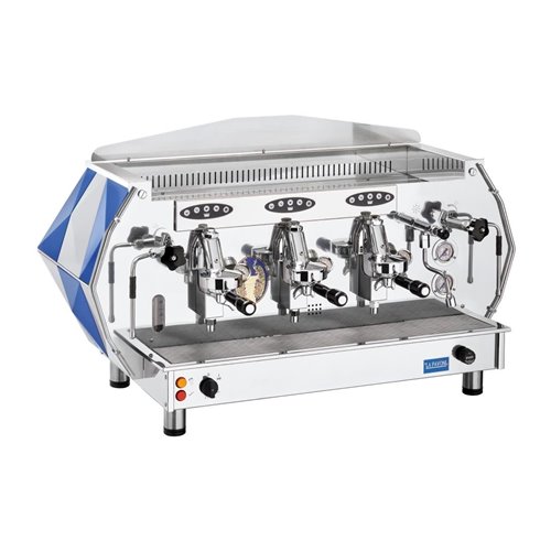 La Pavoni Group Automatic Professional Coffee Machine 3-Phase Blue DIA3SV1620EU
