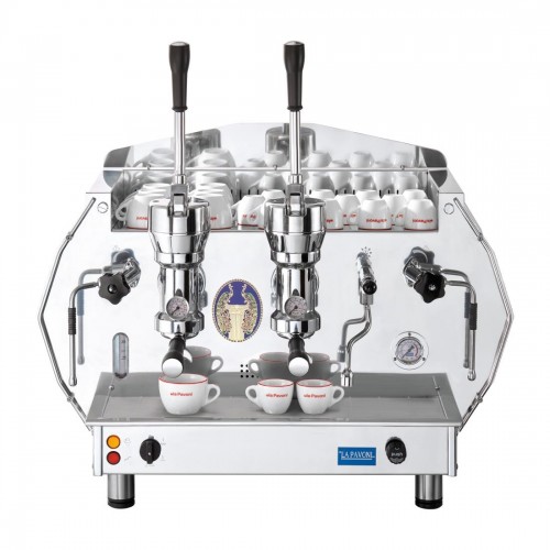La Pavoni Two Group Professional Lever Coffee Machine 3-Phase Gold DIA2L2400EU