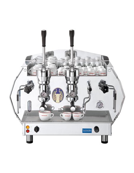 La Pavoni Two Group Professional Lever Coffee Machine 3-Phase Gold DIA2L2400EU