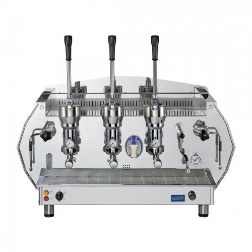 La Pavoni Three Group Professional Lever Coffee Machine 3-Phase Gold DIA3L2401EU