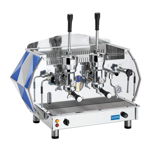 La Pavoni Two Group Professional Lever Coffee Machine 3-Phase Blue DIA2L2418EU
