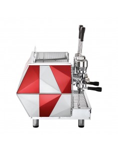 La Pavoni Two Group Professional Lever Coffee Machine 3-Phase Red DIA2L2052EU