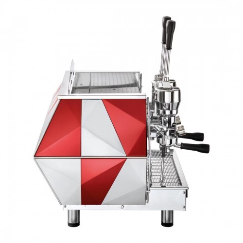 La Pavoni Two Group Professional Lever Coffee Machine 3-Phase Red DIA2L2052EU